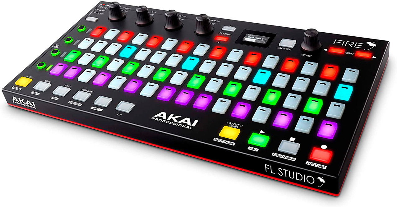 Akai Fire - Controladora Midi USB para Fruity Loops - World Music