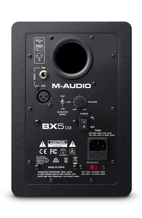 MONITOR PARA ESTUDIO M-AUDIO BX5 PAR - Play Acoustic Áudio