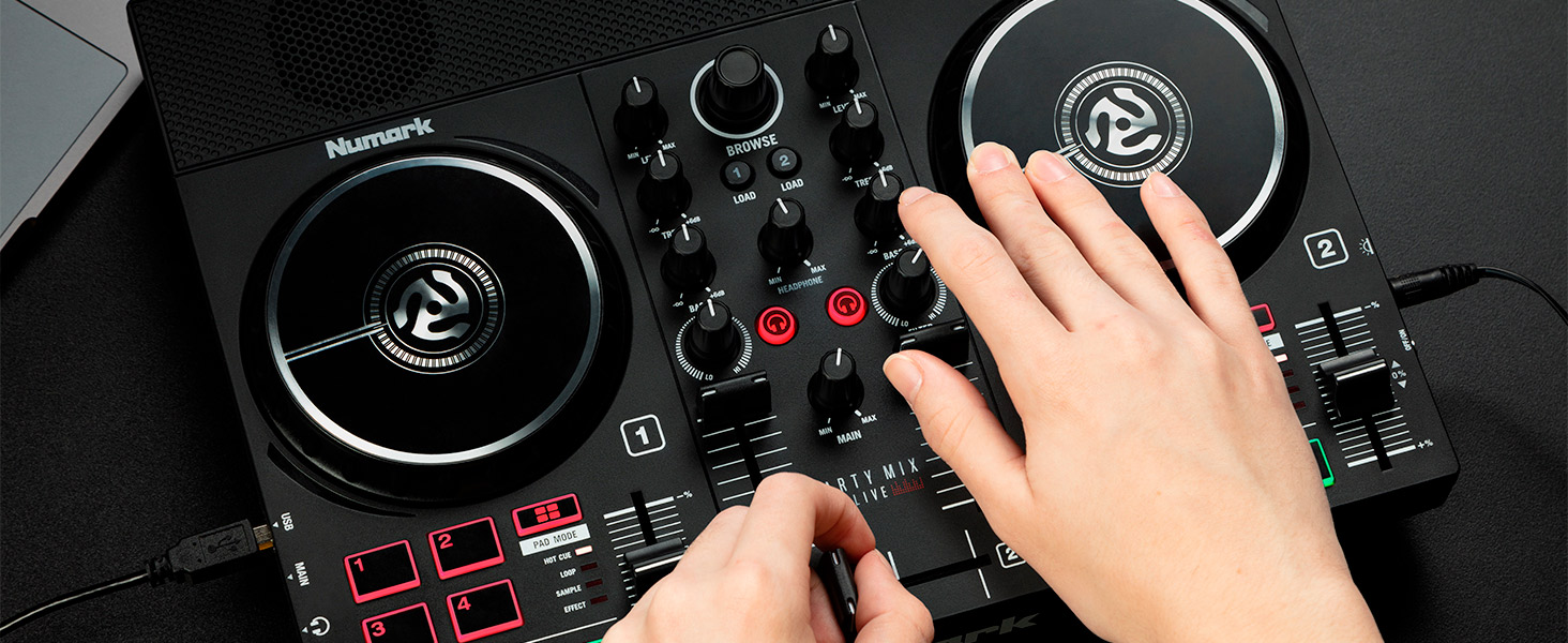 Party Mix Live Controladora DJ Numark-----