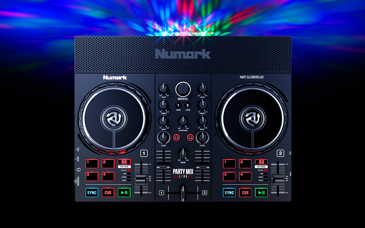 Party Mix Live Controladora DJ Numark--------