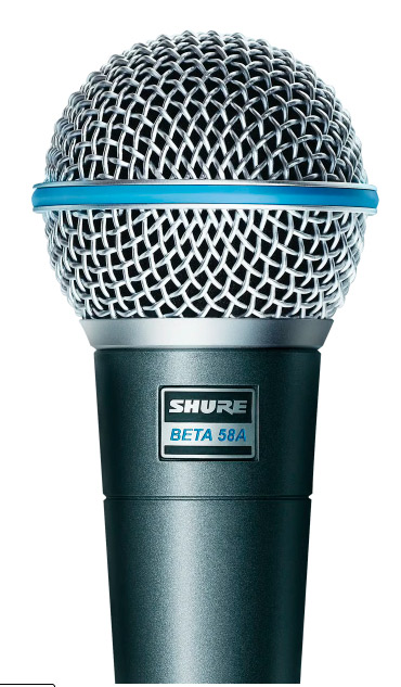 Shure Beta 58A Microfone Dinâmico para Vocal-