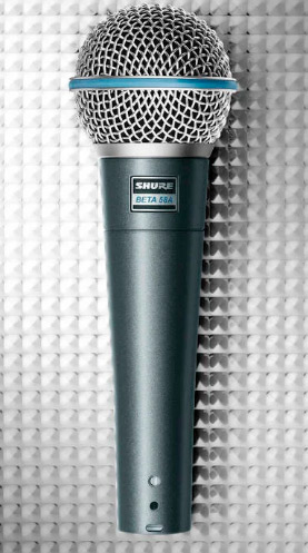 Shure Beta 58A Microfone Dinâmico para Vocal--