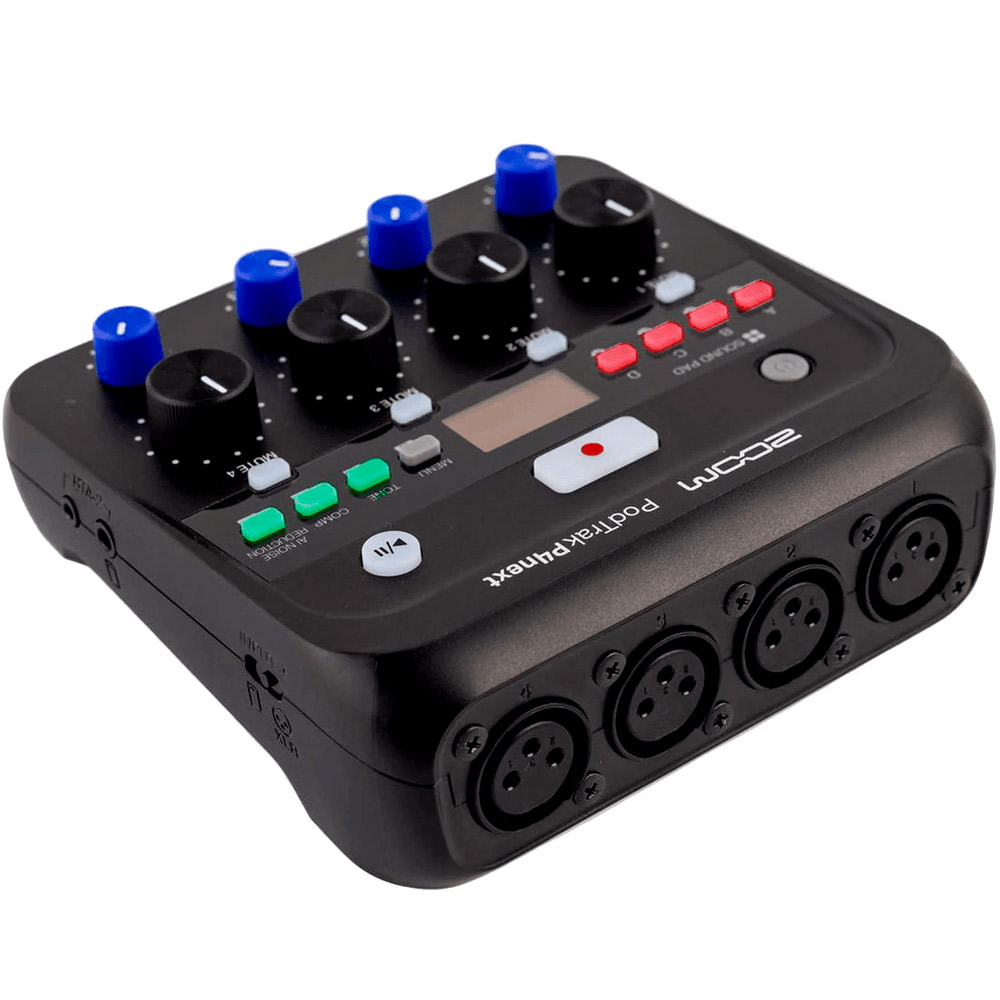 PodTrak P4next Zoom Gravador Podcast Interface Usb---------