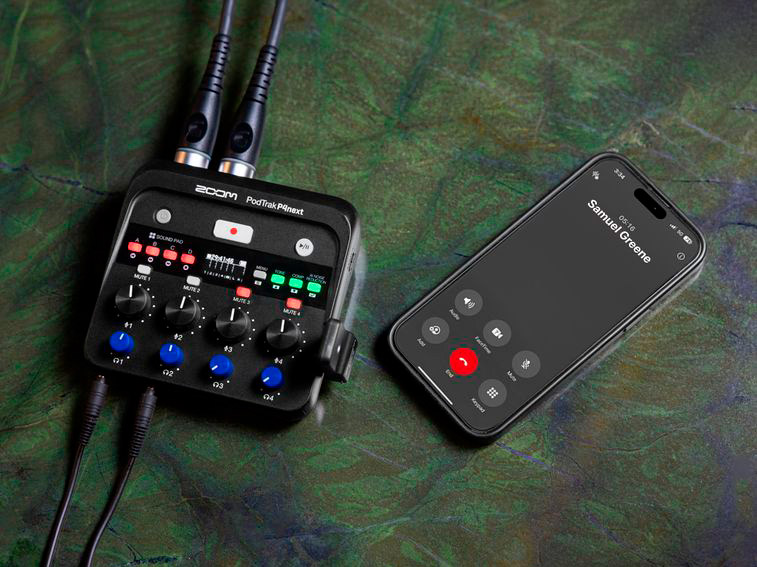 PodTrak P4next Zoom Gravador Podcast Interface Usb-