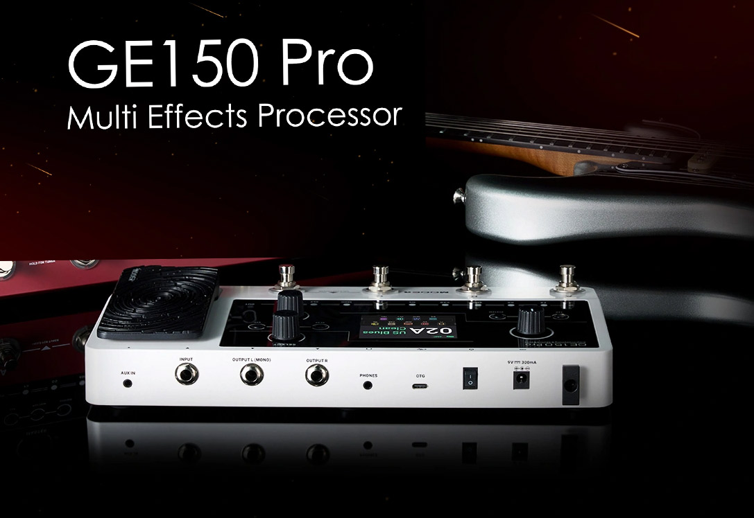 Mooer GE150 Pro Pedaleira Multiefeitos Guitarra - Branca--