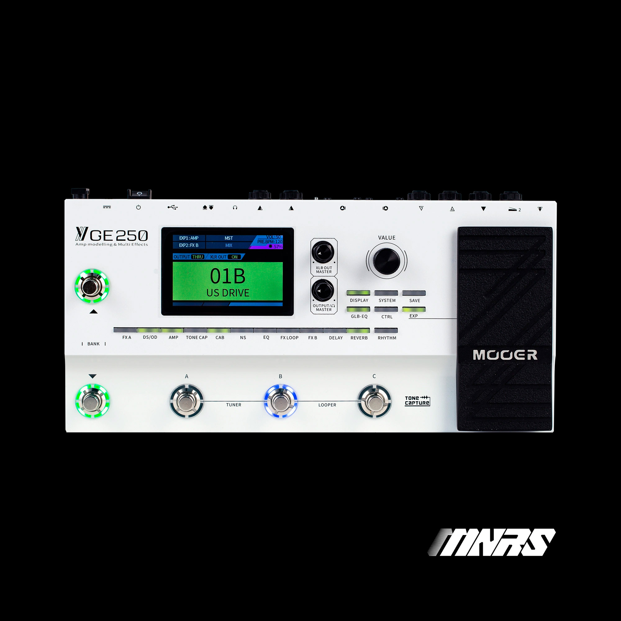 Mooer GE250 Pedaleira Multiefeitos Guitarra--