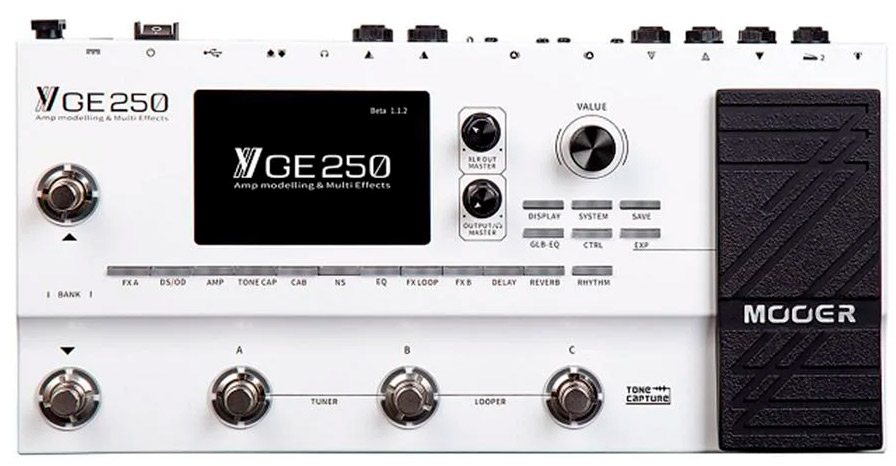 Mooer GE250 Pedaleira Multiefeitos Guitarra