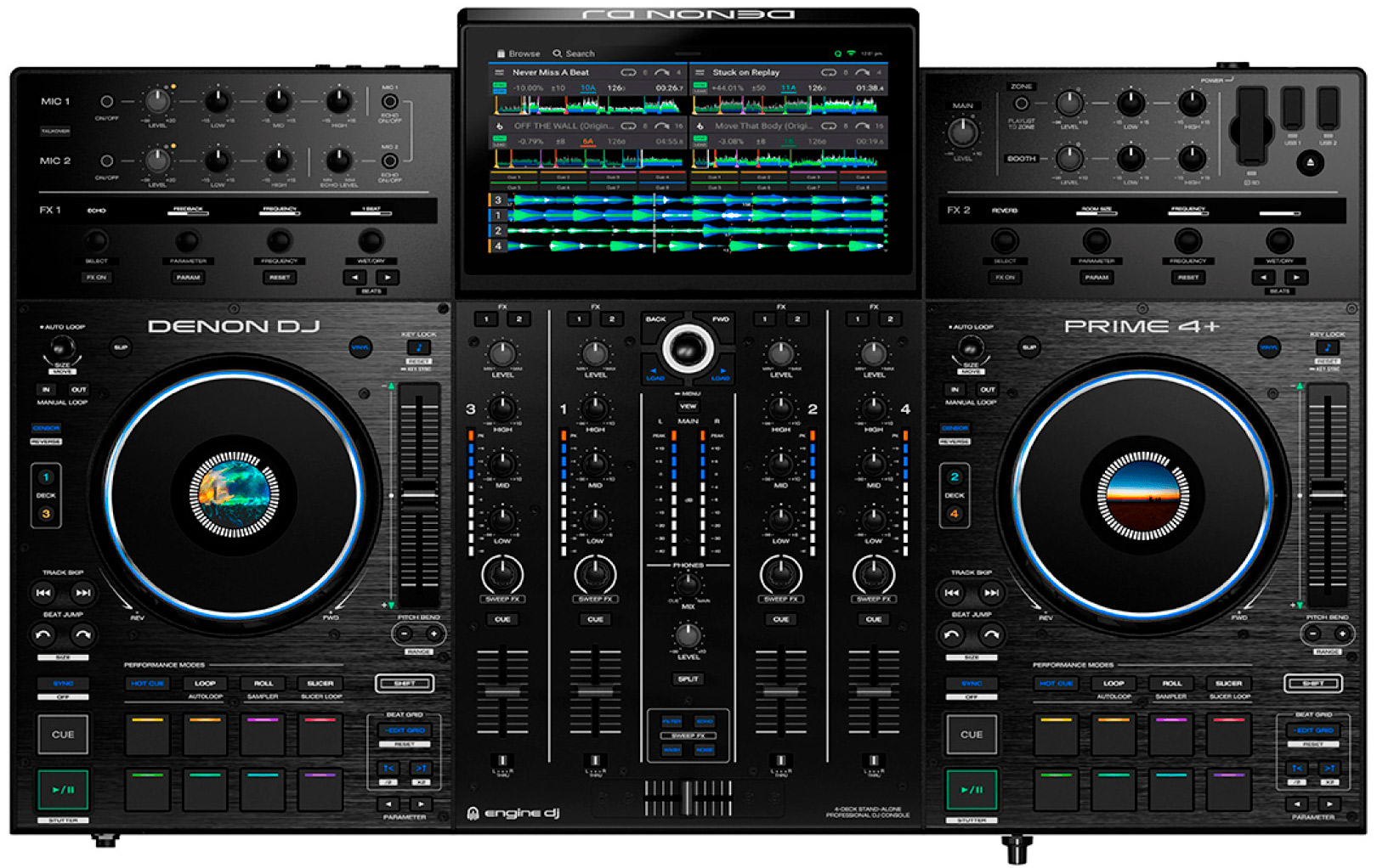 prime 4 plus world music denon dj