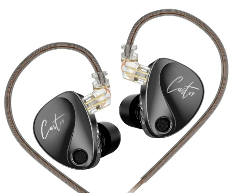 KZ Castor Fone In-Ear sem Microfone Improved Bass