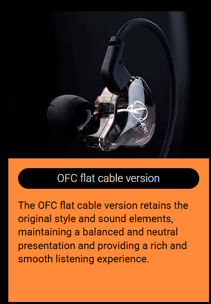 KZ Dawn Fone In-Ear sem Microfone - OFC Cable--