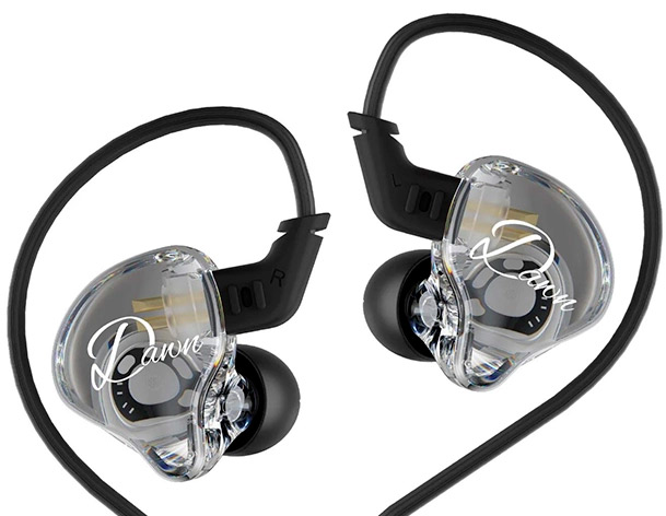 KZ Dawn Fone In-Ear sem Microfone - OFC Cable