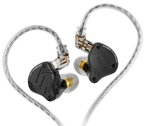 KZ ZS10 PRO X Fone In-Ear sem Microfone - Preto