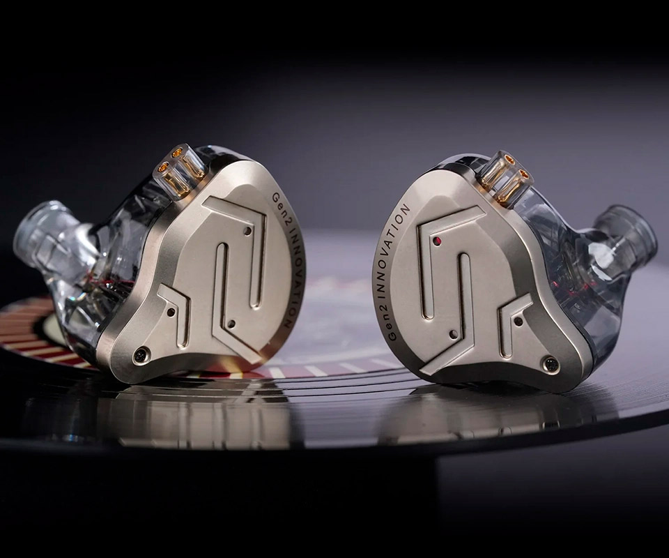 KZ ZSN Pro 2 Fone In-Ear sem Microfone - Ouro--