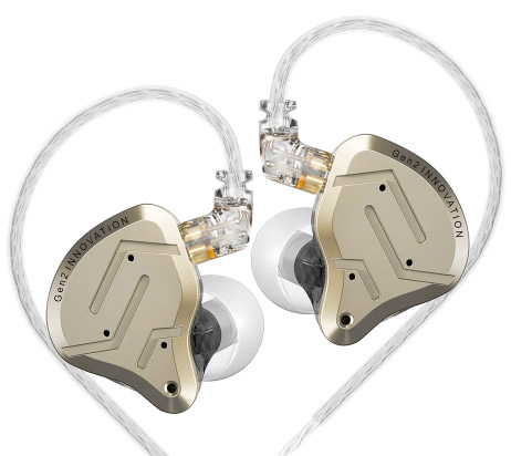 KZ ZSN Pro 2 Fone In-Ear sem Microfone - Ouro