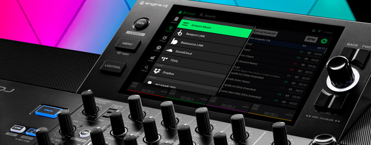 Denon DJ SC Live 4 Controladora DJ - Preta--