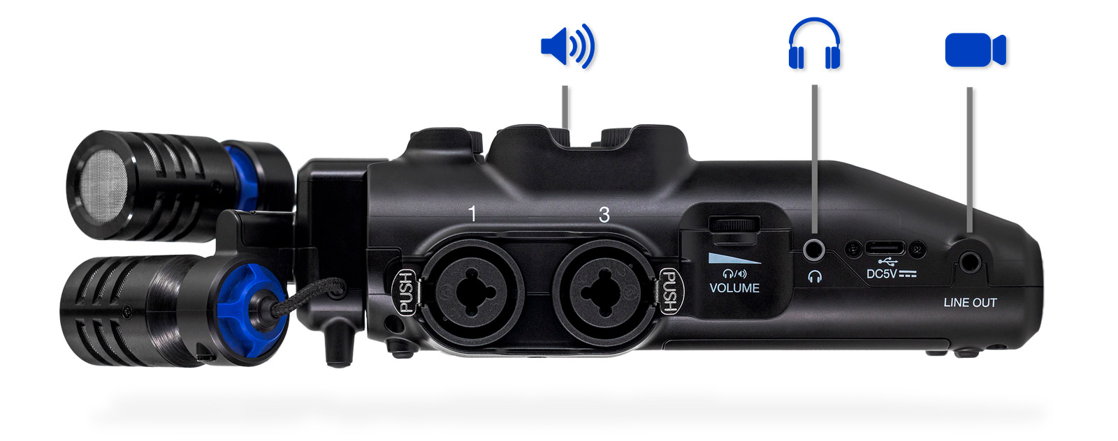 H6studio Zoom Gravador Portátil------------