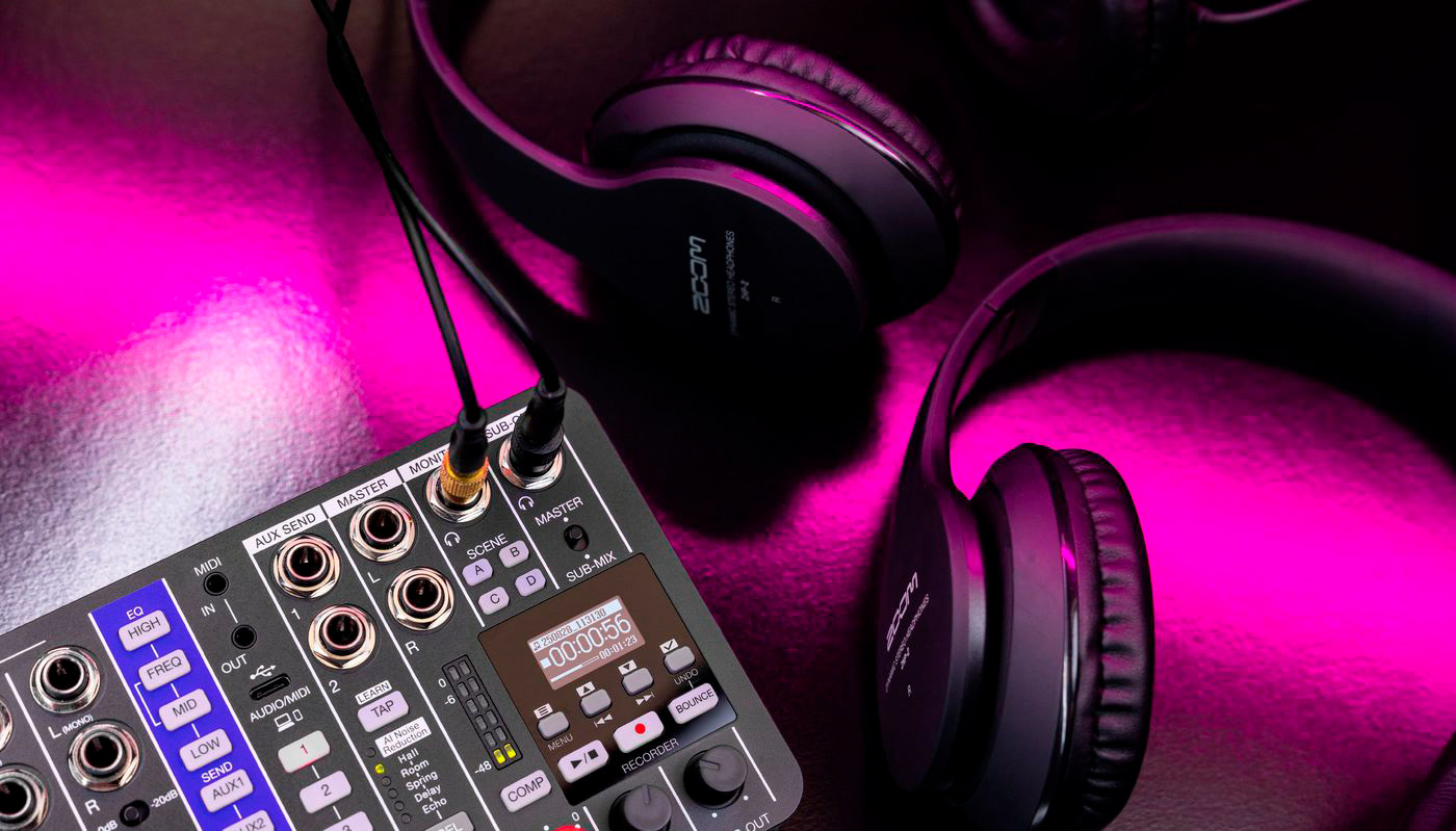 LiveTrak L6max Zoom Mixer e Gravador---------