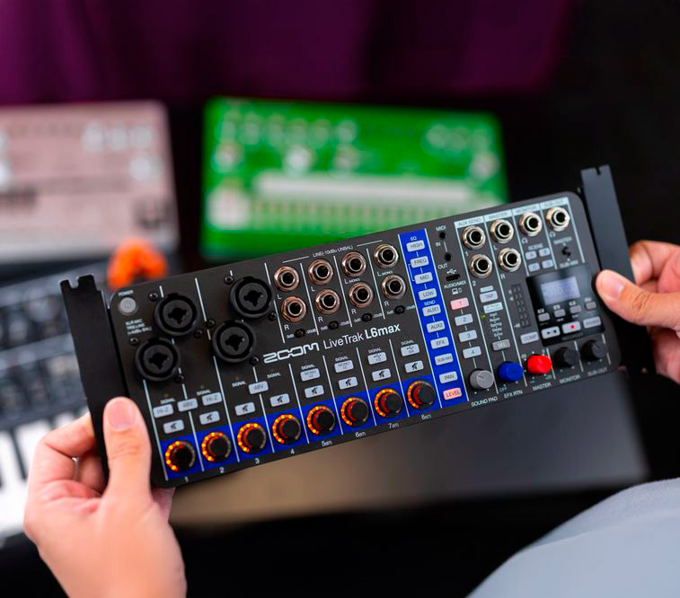 LiveTrak L6max Zoom Mixer e Gravador----------