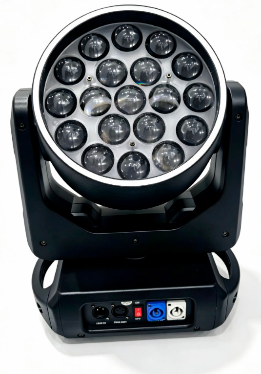NA-W190 Moving Head 19x15W com Anel Led Martino----