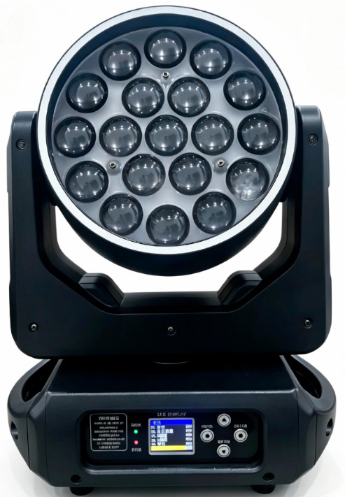 NA-W190 Moving Head 19x15W com Anel Led Martino