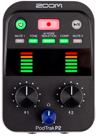 P2 PodTrak Zoom Gravador Portátil