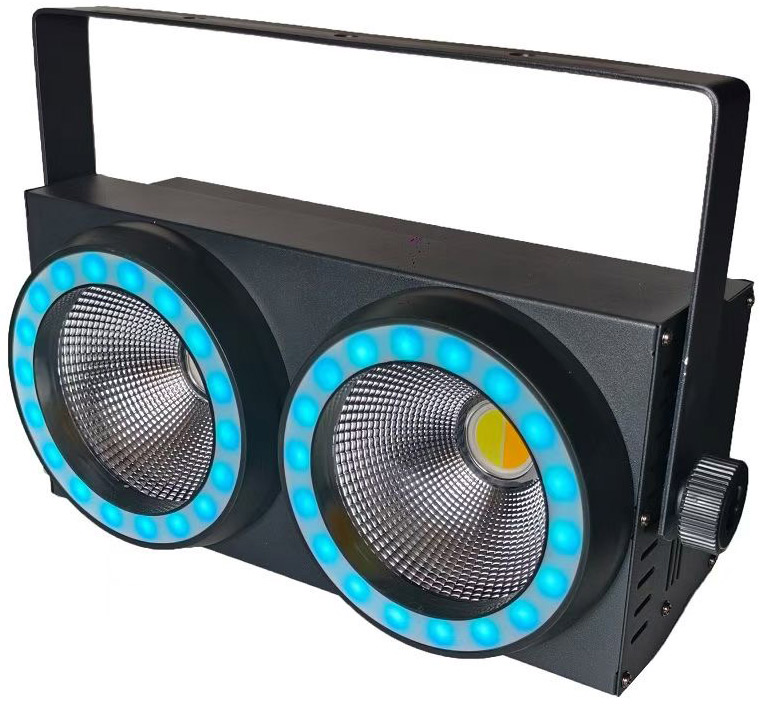 VP-2100C Refletor Strobe Duplo com Anel Led Martino